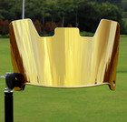 Football Helmet Visor Revo Gold Mirror Anti-fog   Quick Clips Speedflex F7