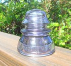 Great Purple Cd 154 Whitall Tatum Hoopskirt Style Glass Insulator  t 