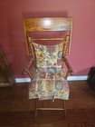 Vintage Cass Toys Wooden Doll High Chair Antique Toy Old Dolly Girl Baby Doll Ac