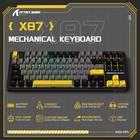Attack Shark X87 Tri-mode Gasket Mechanical Gaming Keyboard Hot-swappable Rgb