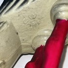 Vintage Celluloid Stork Figure 7 5    Baby Shower Cake Topper Display 30s - 40   s