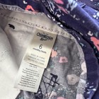 Oshkosh Bgosh Floral Bibs Overall Shorts 6 Months Shortalls Purple Vintage Y2k
