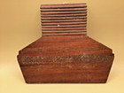Antique Wood Mold Foundry Pattern Industrial Steampunk Sand Cast Mcgraw Edison