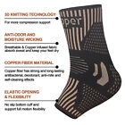 Copper Ankle Support Brace Stabilizer Compression Sleeve Socks Foot Pain Relief