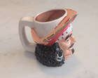 Vintage Rare Captain Morgan Spiced Rum Ceramic Pirate Head Face Mug