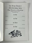 Tony Bennett   Opening Night Program   Nov 1997 Broadway Pier Gala Sd
