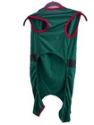 Christmas Elf Pet Dog Costume Sz L Green Stretchy Slips On