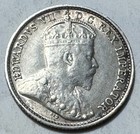 Canada 1908 5 Cent Silver  Small 8 Variety  Au