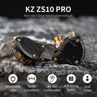 Kinboofi Kz Zs10 Pro Iem Headphone  In Ear Monitor Headphone  4ba 1dd Kz Wire   