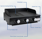 Greystone Lp Gas Grill And Griddle Combo 25  Bc2519a-3 Rv Camper
