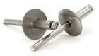 Stainless Steel Pop Rivets 3 16 Diameter   6  Oversize Large Flange Blind Rivets