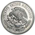 Silver Mexican 1 Peso Morelos  1947-1949  Avg Circ