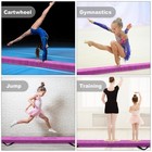 Fbsport 8ft Balance Beam Folding Gymnastics Beam Foam Balance Floor Beam