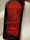 Beautiful Vintage Wheaton Straubmullers Elixir Tree Of Life Cranberry Miniature