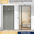 Magnetic Screen Door reversible Left Or Right Side Opening  Mesh Door Screen Mag