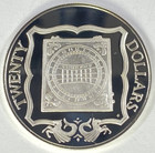 1985 Elizabeth Ii British Virgin Islands  20 Silver Coin