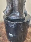 rare Gene Adcock Bronze marble 14 5  Statue Sculpture Signed 6 20  lovers  9lbs