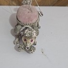 Vtg Florenza French Poodle Nodder Head   Pin Cushion 1950s  pink