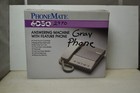 Vintage Phone Mate Phonemate 2970 Telephone Answering Machine W  Phone   Sat Ext