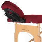 Burgundy Portable Massage Table With Carrying Case