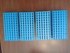 Medical Lab Plastic Test Tube Rack 72 Tubes Holes    16mm Good Condition Lot Of 4