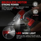 Cordless Metal Shear For Milwaukee 18v Battery  Brushless Electric Metal Scis   