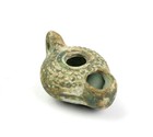Antique Possibly Ancient Byzantine Roman Terracotta Oil Lamp