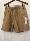 Wonder Nation Boy Pull On Shorts Camel Woven School Comfort Many Sizes New