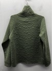 The American Outdoorsman Green Quilted Cowl Neck Pullover Womens L Nwt