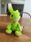 2004 Mcdonald s Neopets Green Blumaroo Plush  Hearts On His Feet
