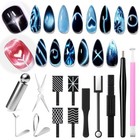 Cat Eye Magnet Nail Art Tools 14pcs