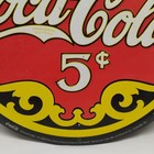 Coca Cola Metal Round Sign 12 Inch Vintage  5   Soda Pop 1999 Coke Advertising