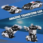 Rc Car Toy For Kids  1 18 Scale Transform Remote Control Car Robot For Age 5  Bo