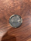 Vintage Button Pin Black   Yellow - I Have No Opinions