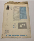 1970s Very Easy Vogue Edith Head Sewing Pattern Dress 1560 Size 16