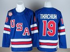  34 Matthews    19 Tkachuk A Team Usa Winter Olympics 2026 Jersey Blue Stitched