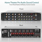 Pyle Pt12050ch 12-channel Wireless Bluetooth Amplifier  Rack Mount  6000 Watt