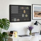 Challenge Coin Display Case Wooden Wall Mount   Tabletop Showcase For Medals