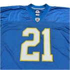 Vintage Reebok San Diego Chargers Ladanian Tomlinson Jersey Powder Blue Xxl 2xl