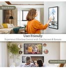 21 5 Inch Touchscreen Large Digital Picture Frame  1920x1080 Fhd 32gb Wifi Ph   