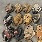 Lot Of 25 Leather Baseball Softball Glove Wilson Spalding Rawlings Variety Sizes