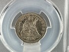 1857 Seated Liberty Quarter 25c     Pcgs Xf45   Cac Sticker     