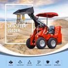 Hy480d Ride-on Wheeled Mini Skid Steer Loader B s Epa Engine 23hp 3-pump 3-valve