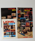 Lionel Trains Catalogs Vintage 1971 - 1974  lot Of 4 