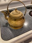 Vintage Etched Brass Philipino Tea Pot