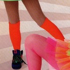 New Orange Footless Socks Legwarmers Matte Spandex Dance Costume Accessories