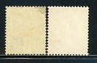 Trinidad   Tobago Mr12-13 Sg187-88 Used 1918 Britannia War Tax Set Of 2 Cv 5