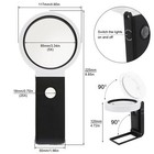 25x 5x Magnifying Glass With Light And Stand For Reading Jewelry Crafts Coin Us