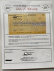 Frank Zappa  d  1993  Signed Autographed Vintage 1973 Personal Check Mueller Coa