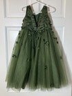 Azazie Lana Olive Flower Girl Size 5